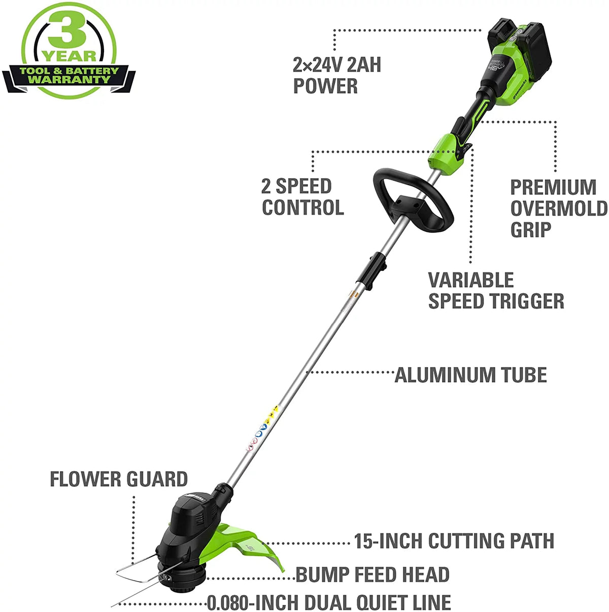 48V 15 Cordless String Trimmer U751879