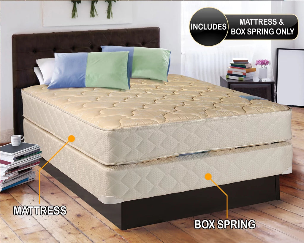 9 Innerspring Mattress and Box Spring Set Full-XL U547124
