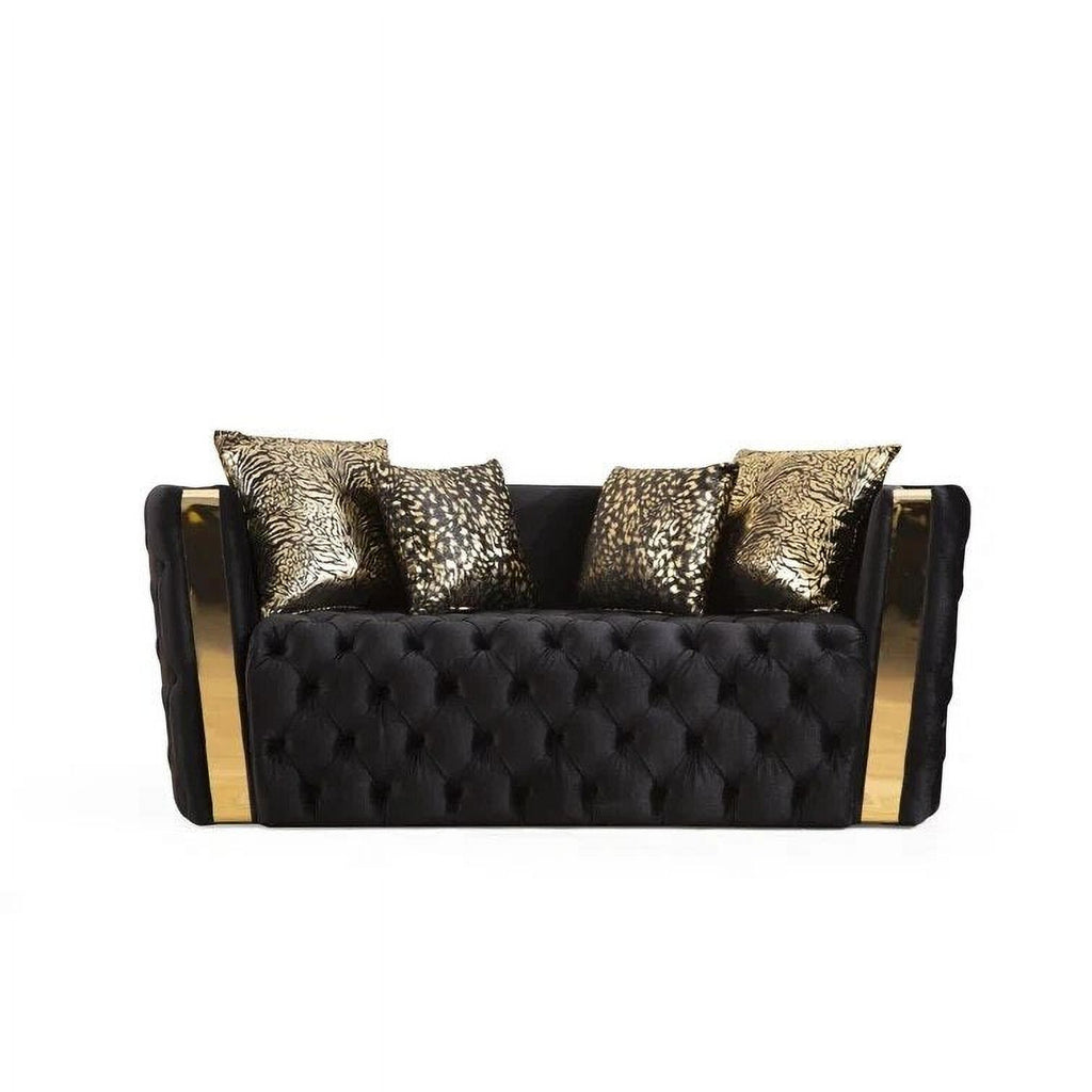 Velvet Sofa Set 3 2 1 Seater Upholstered X51868