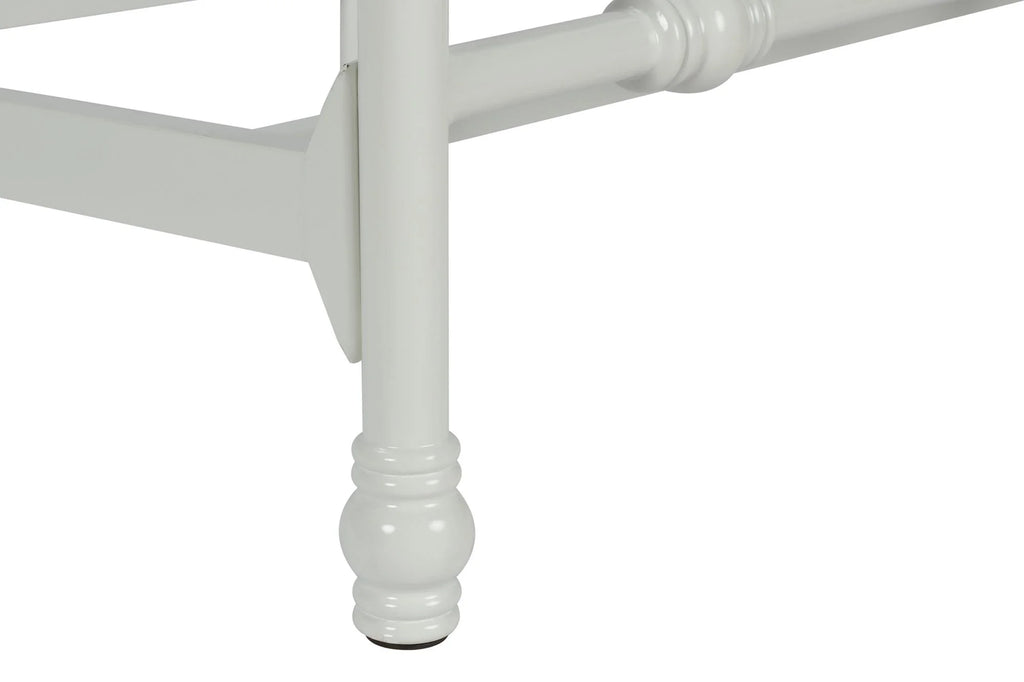 White Full Metal Bed Z758