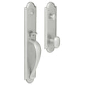 Satin Chrome Single Cylinder Handleset Oval Knob K7758