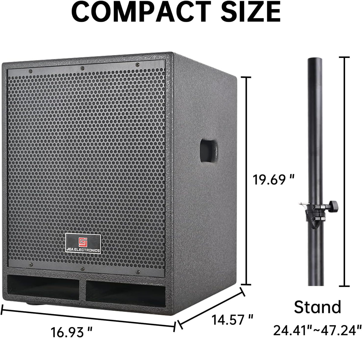 4000W 12-inch PA Speaker System Combo Set with Remote Control, Line Array Speakers with Built-in MP3 USB FM SD Card Bluetooth & Subwoofer Q671847