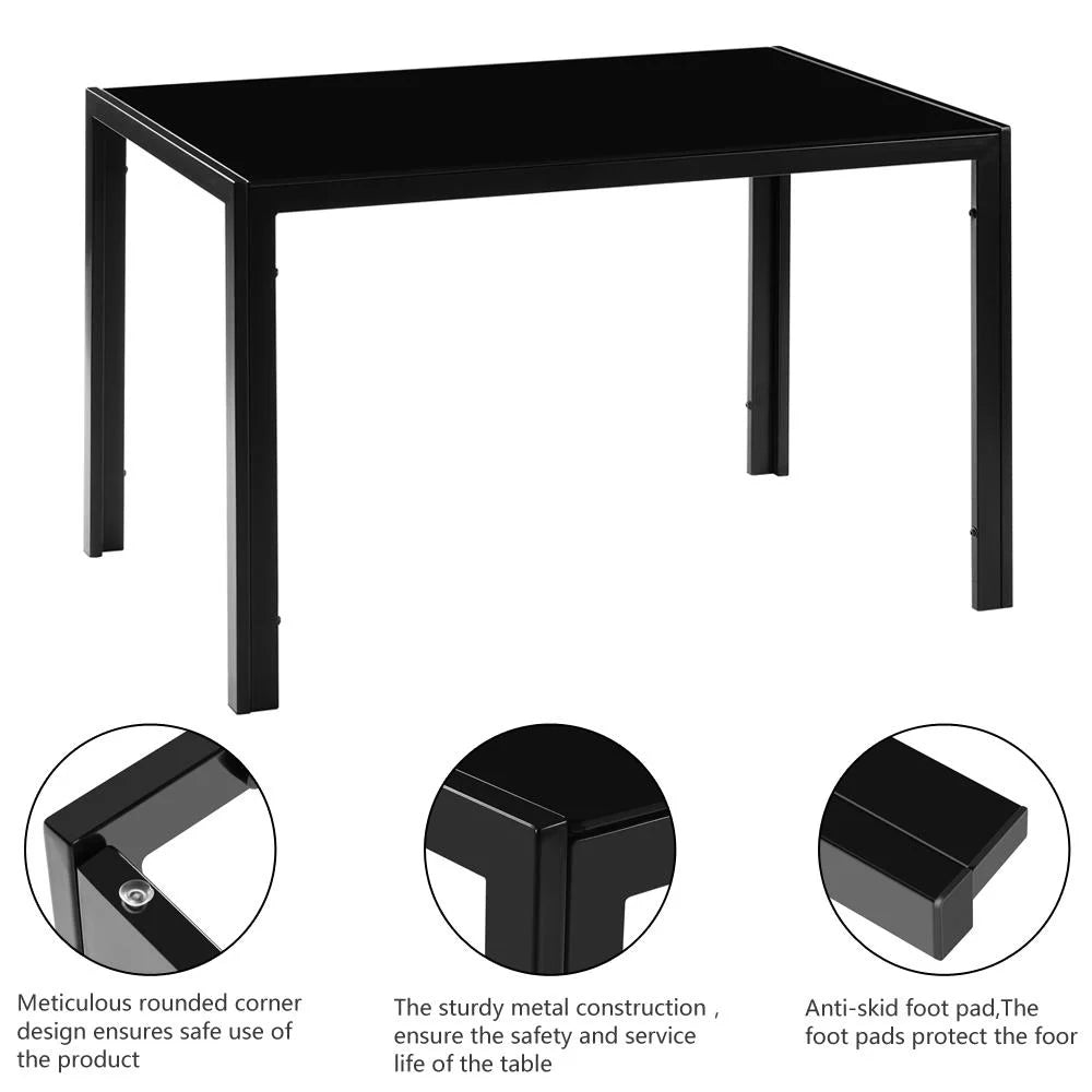 7 Pcs Dining Table Set with 6 Chairs A44993