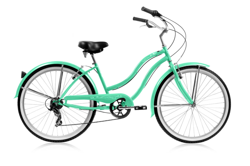 26 In. Single Speed Beach Cruiser Bicycle Pink H815