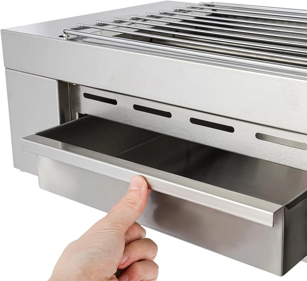 Commercial Electric Barbecue Grill Adjustable Temperature X528