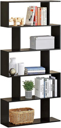 5-Tier Black Bookcase Shelving Unit W265
