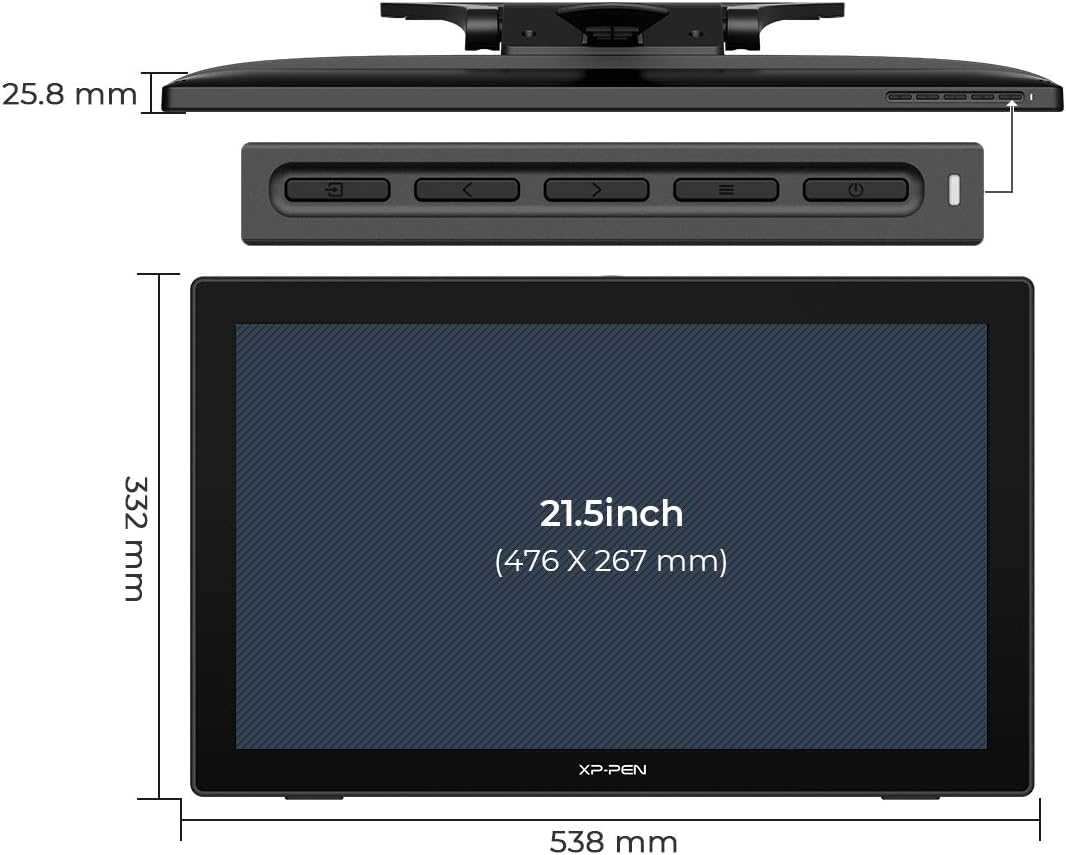 21.5in Drawing Monitor with Screen Digital Graphics Tablet H38073