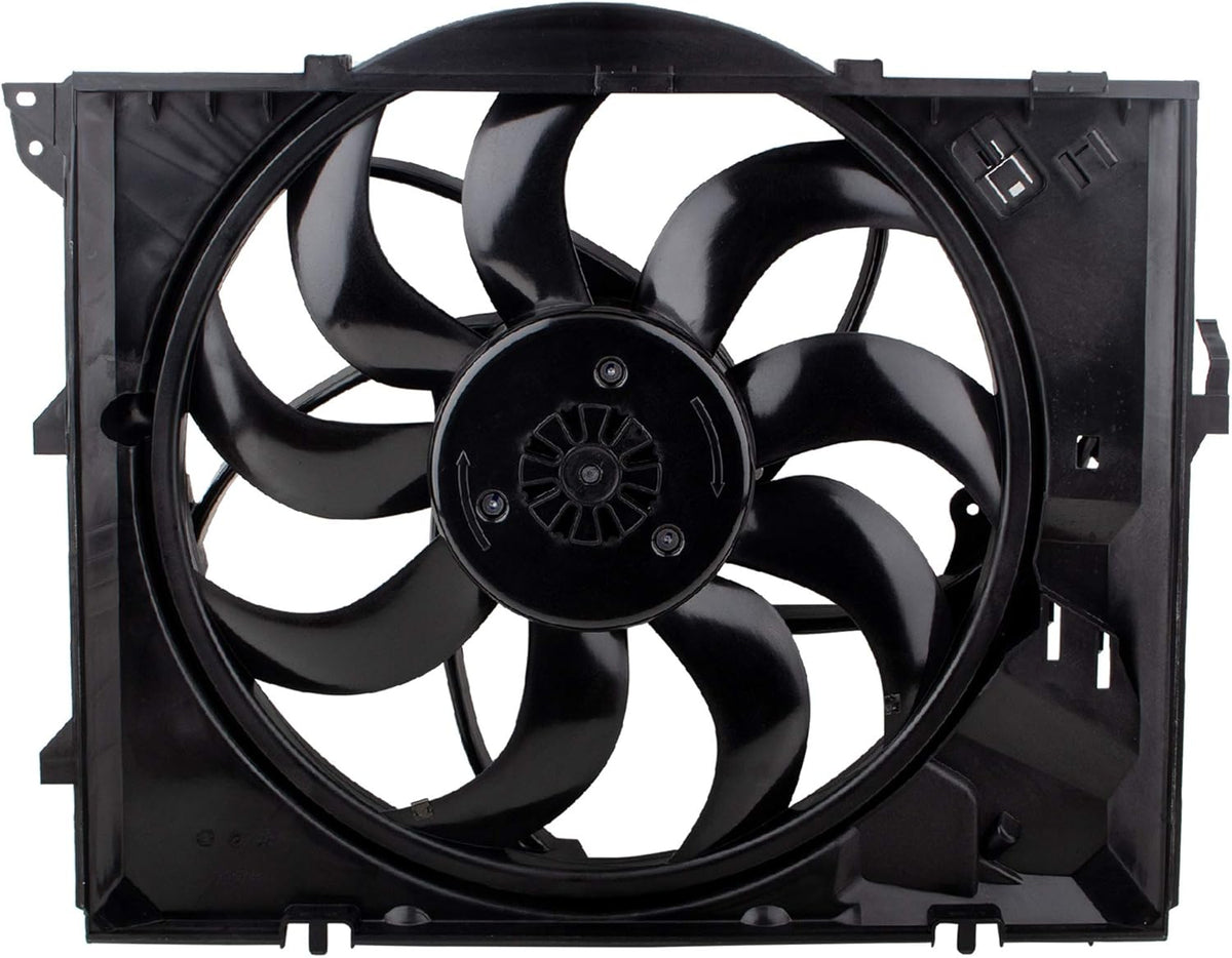 Radiator Cooling Fan Assembly for BMW 3.0L N52N Engine S915
