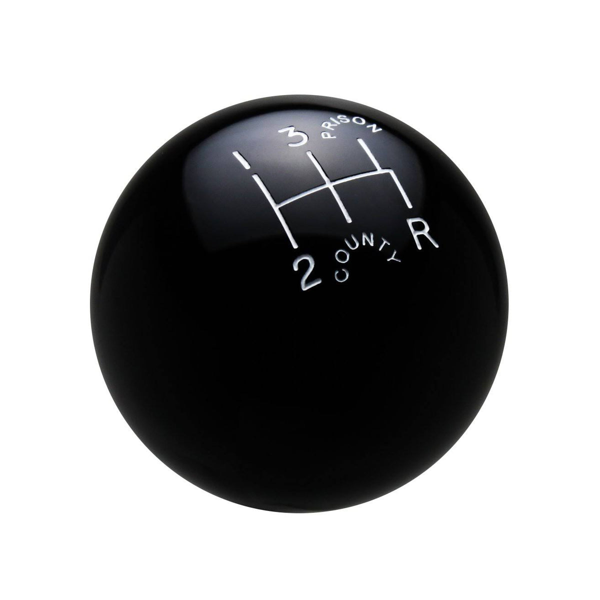 Black/White 5-Speed Reverse Shift Knob L85832