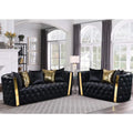 Velvet Sofa Set 3 2 1 Seater Upholstered X51868
