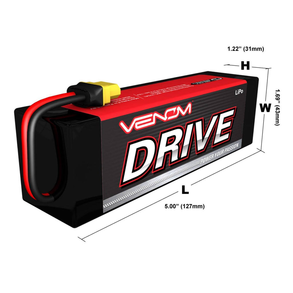 11.1V 5000mAh 50C 3S LiPo Battery with Uni Plug O918970