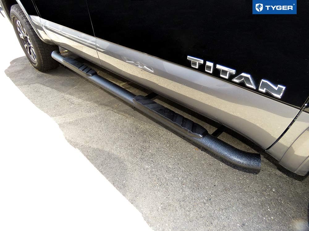 Textured Black 3.5" Side Step Nerf Bars L6277