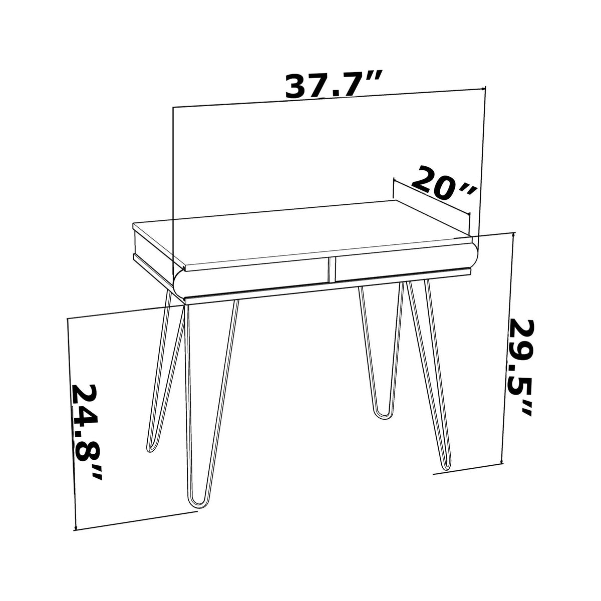 Contemporary Desk S7827