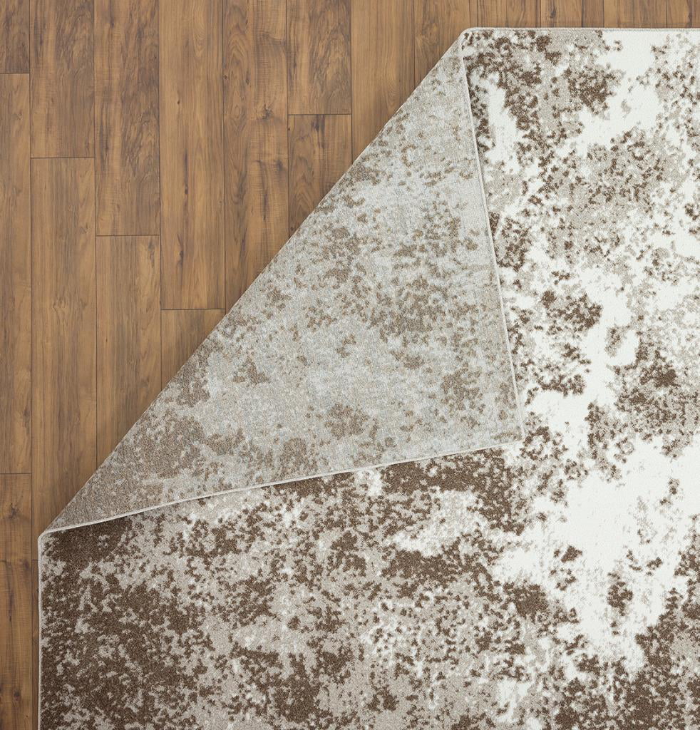 Brown Coastal Area Rug W52713