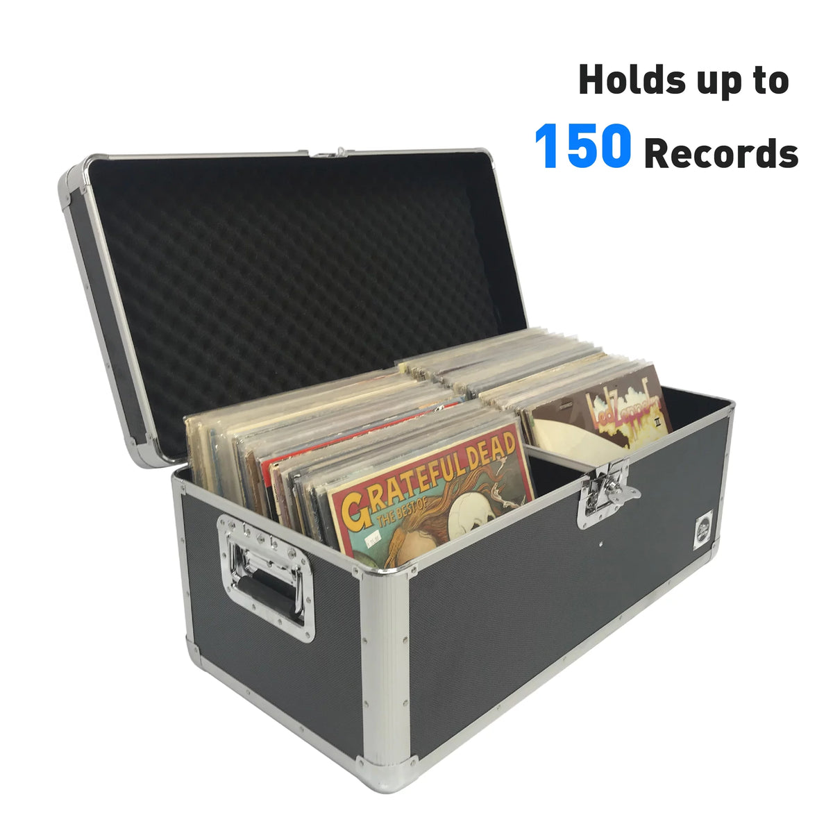 Vinyl Record Storage Case Holds up to 150 Records E2561