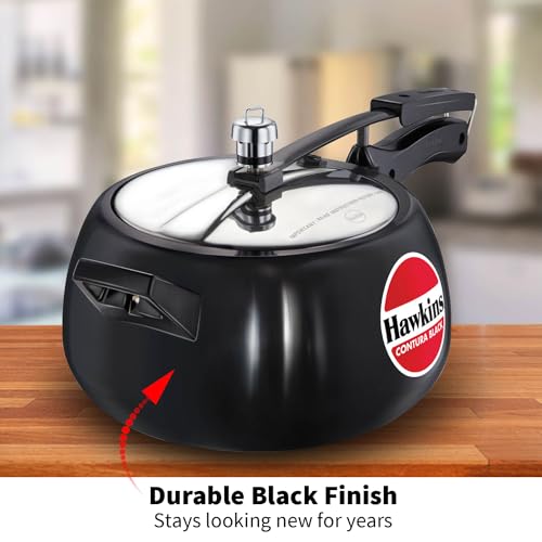 3 Litre Black Hard Anodised Pressure Cooker K115