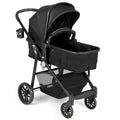2 In 1 Foldable Baby Stroller Black V6655
