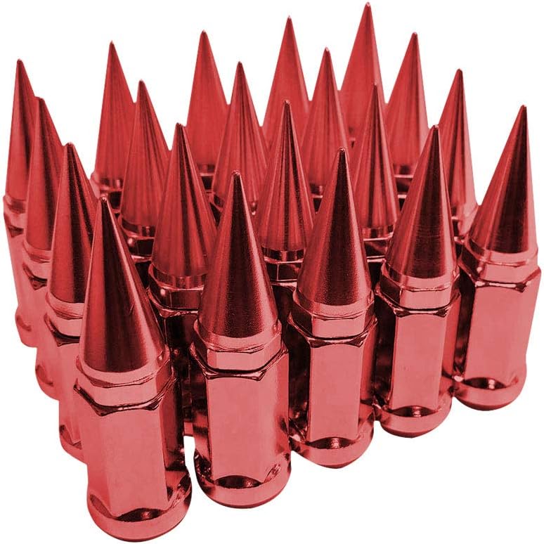 Set of 20 Blue Spike Lug Nuts G609