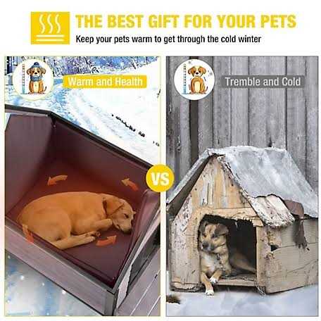 Insulated Large Dog House with Liner V22534