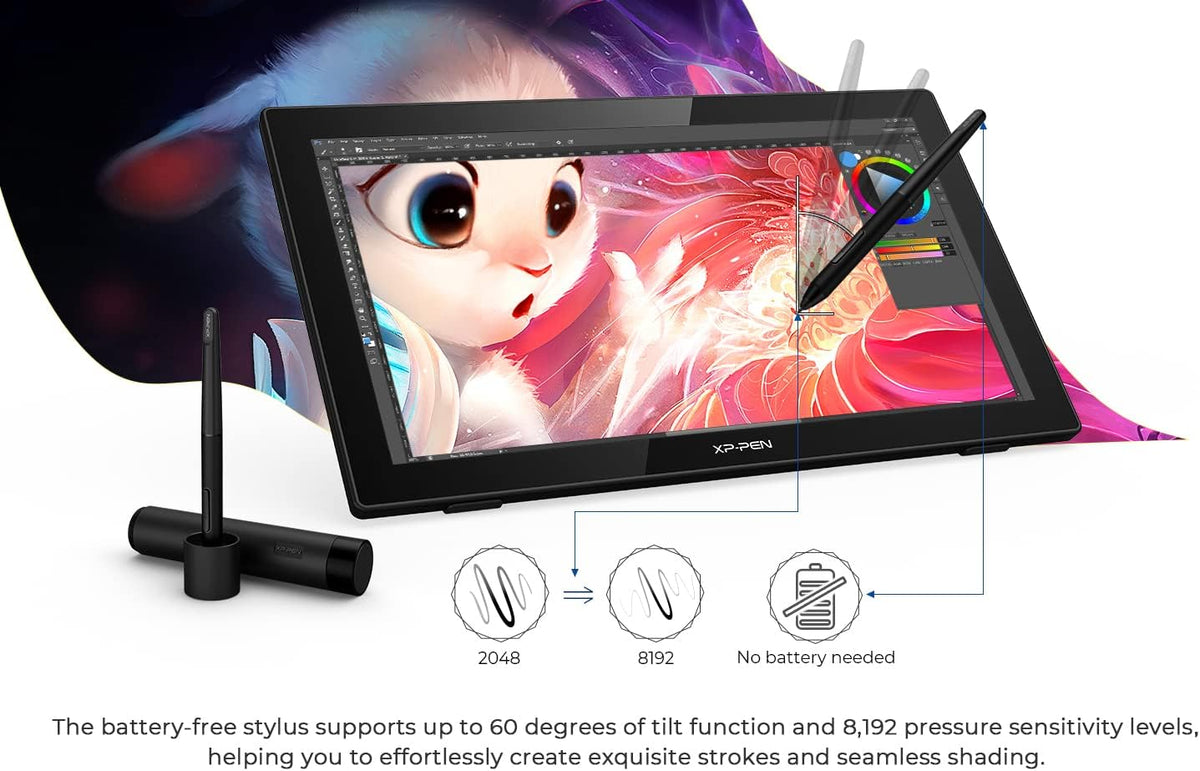 21.5in Drawing Monitor with Screen Digital Graphics Tablet H38073
