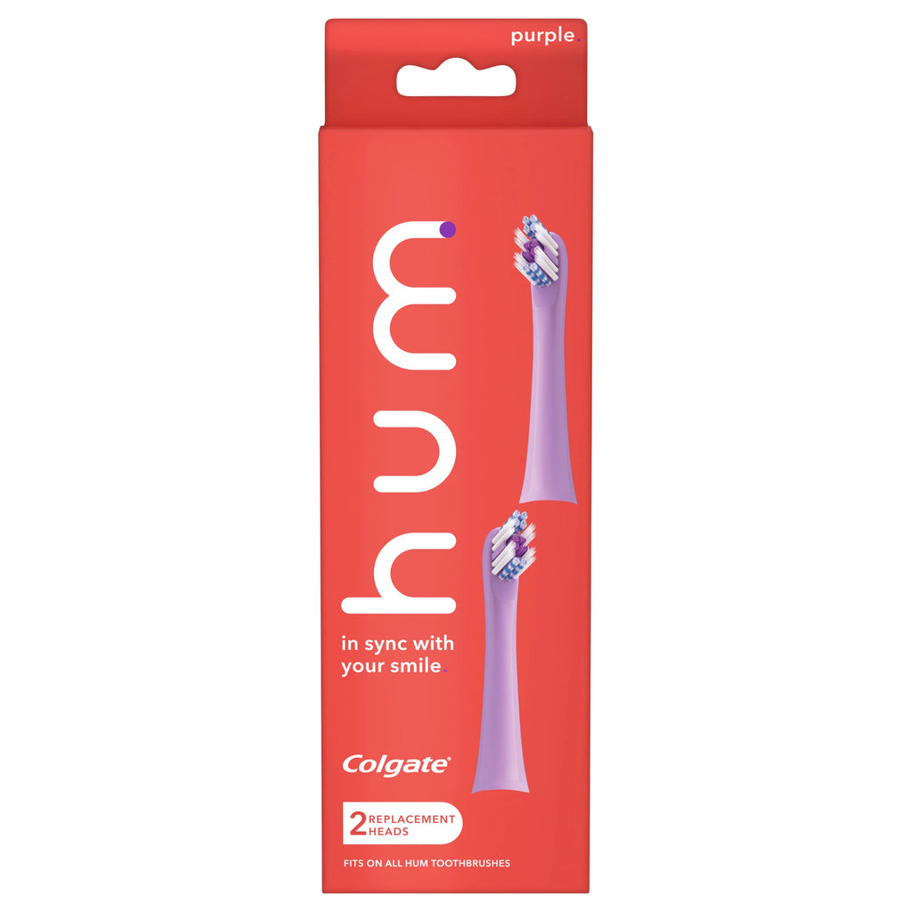 Purple Replacement Toothbrush Heads, 2 Pack T6026