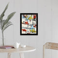 Black Framed Print Wood Portrait Rectangle 1 Piece 16 x 20 M607455