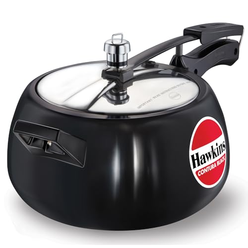 3 Litre Black Hard Anodised Pressure Cooker K115