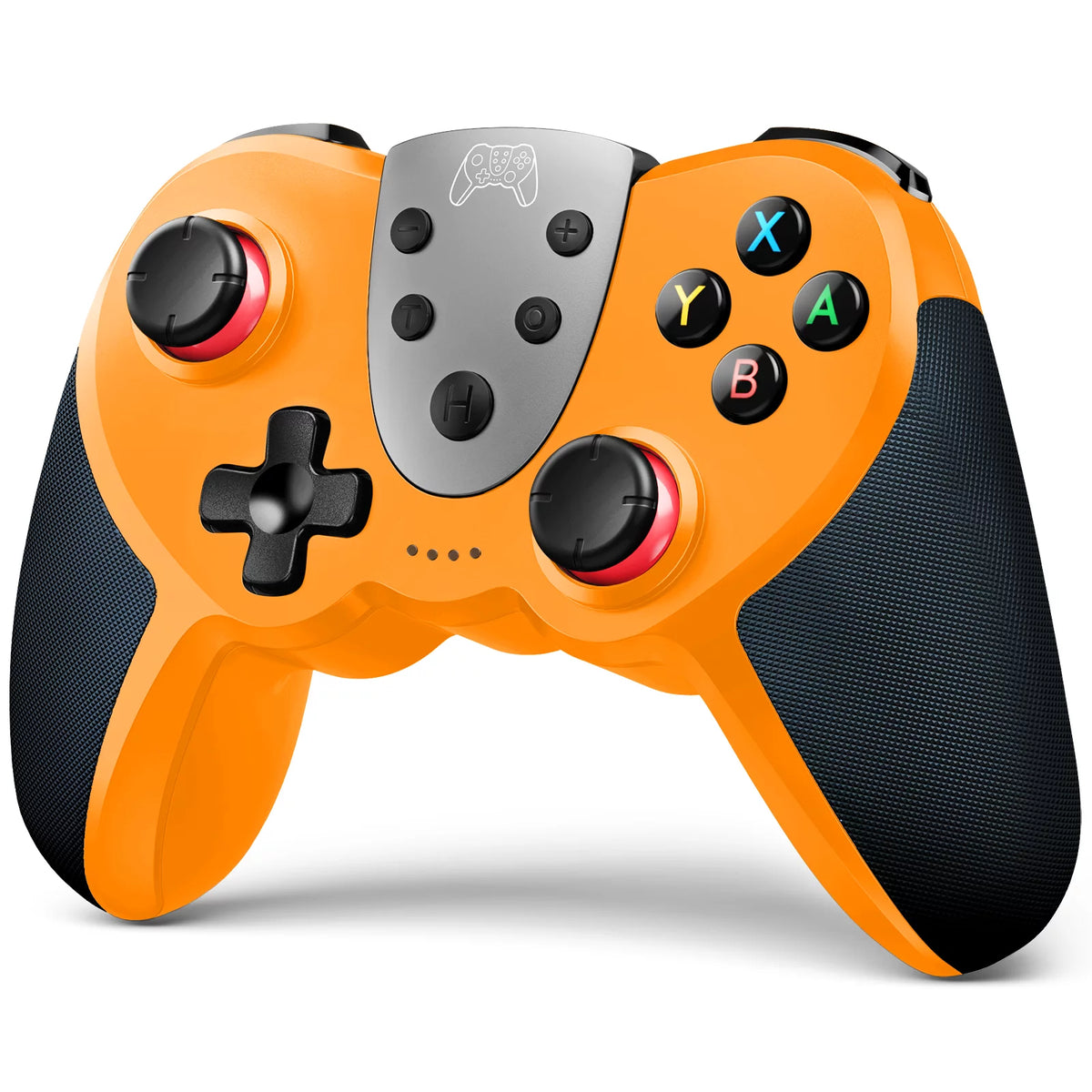 Wireless Controller with 4 Vibration Levels, Adjustable Turbo Speed, NFC Technology (Orange) J522523