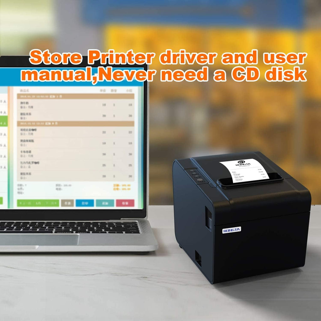 80mm Thermal Receipt Printer with Auto Cutter L43721