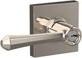 Polished Nickel Keyed Entry Lever Lock, Pack of 2 P411690