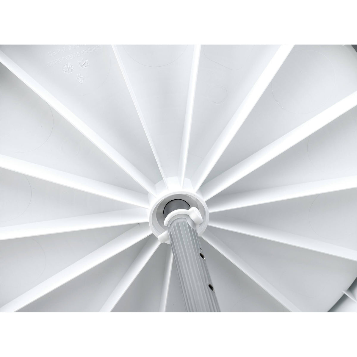 White 2-Shelf Lazy Susan G61440