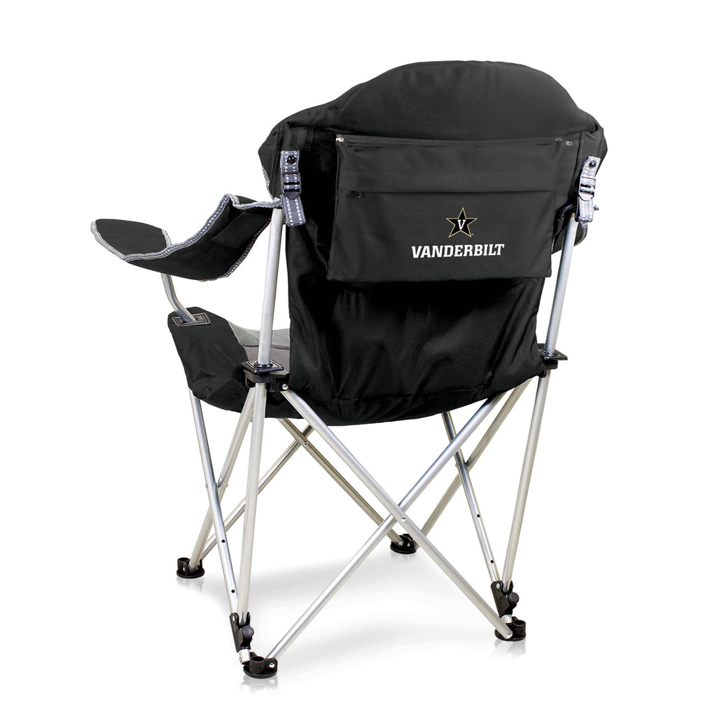 Black Reclining Camp Chair F14326