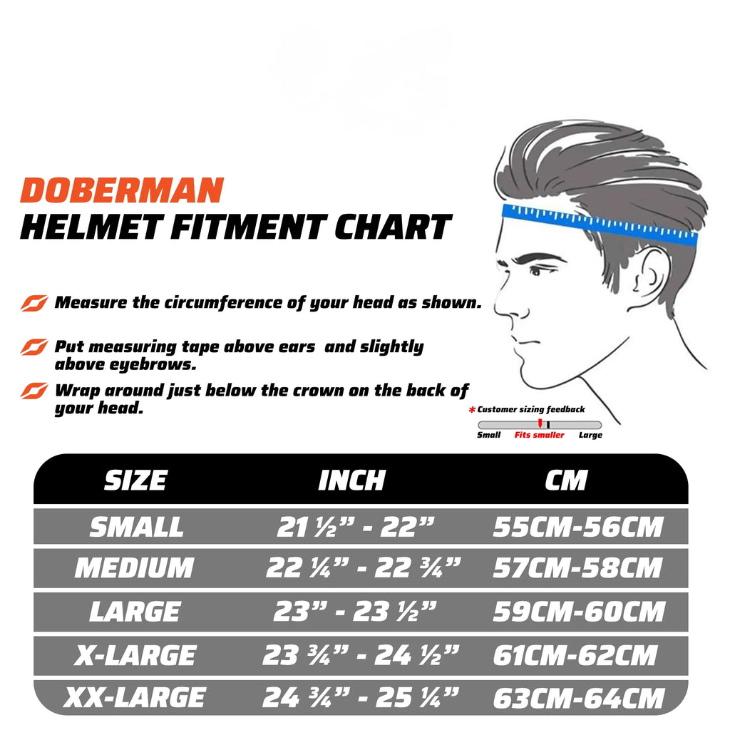 DOT Approved Full Face Motorcycle Helmet with LED Spoiler T5621