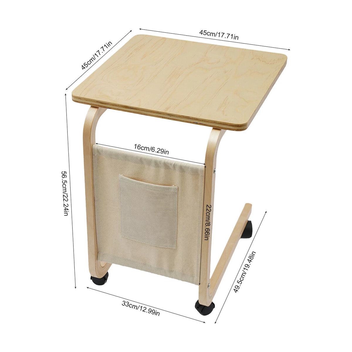 Wooden Tray End Table L692186