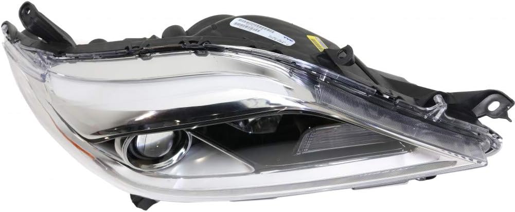 Passenger Side Halogen Headlight for Toyota Sienna 2015-2019 XLE/Limited with LED Daytime Running Light J8951
