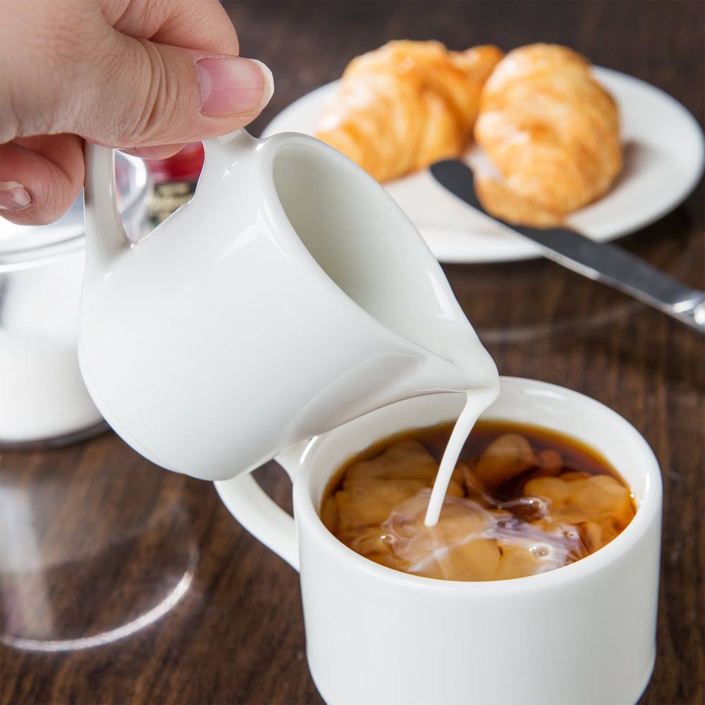 Pearl White Creamer 3oz B819889